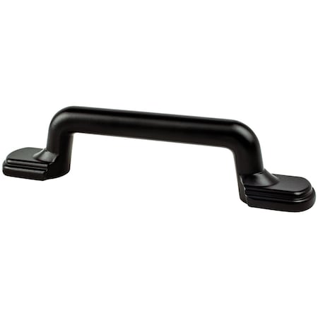 Berenson 3 in. Advantage Plus Two Arch Traditional Pull, Matte Black BE9189 1055